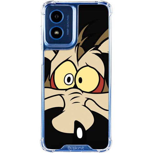 Looney Tunes Wile E. Coyote Moto G 5G (2024) Clear Case